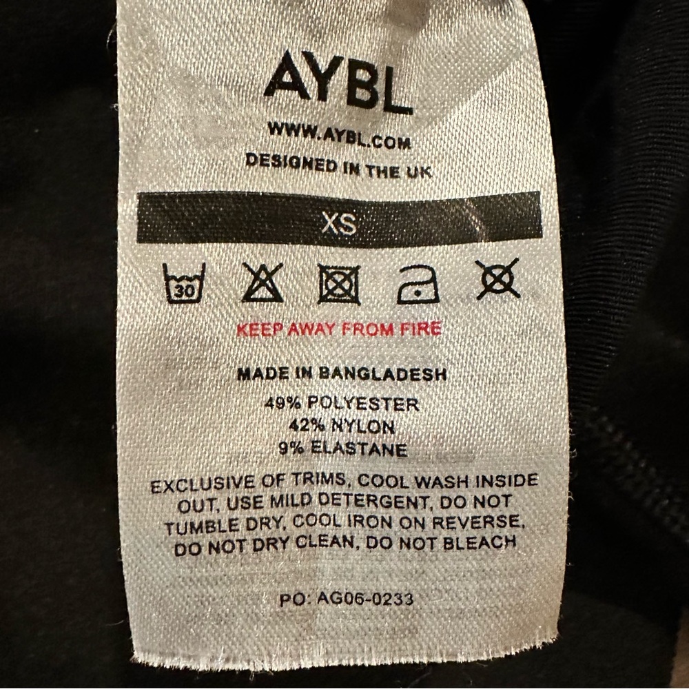 (Sold)AYBL Black Empower Seamless Leggings Women’s Size XS 25” Inseam - Picture 10 of 11